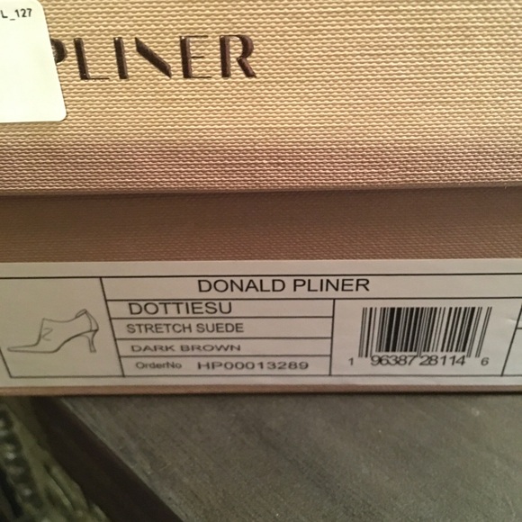 Donald J. Pliner Dark Brown Heeled Boots - Picture 8 of 8